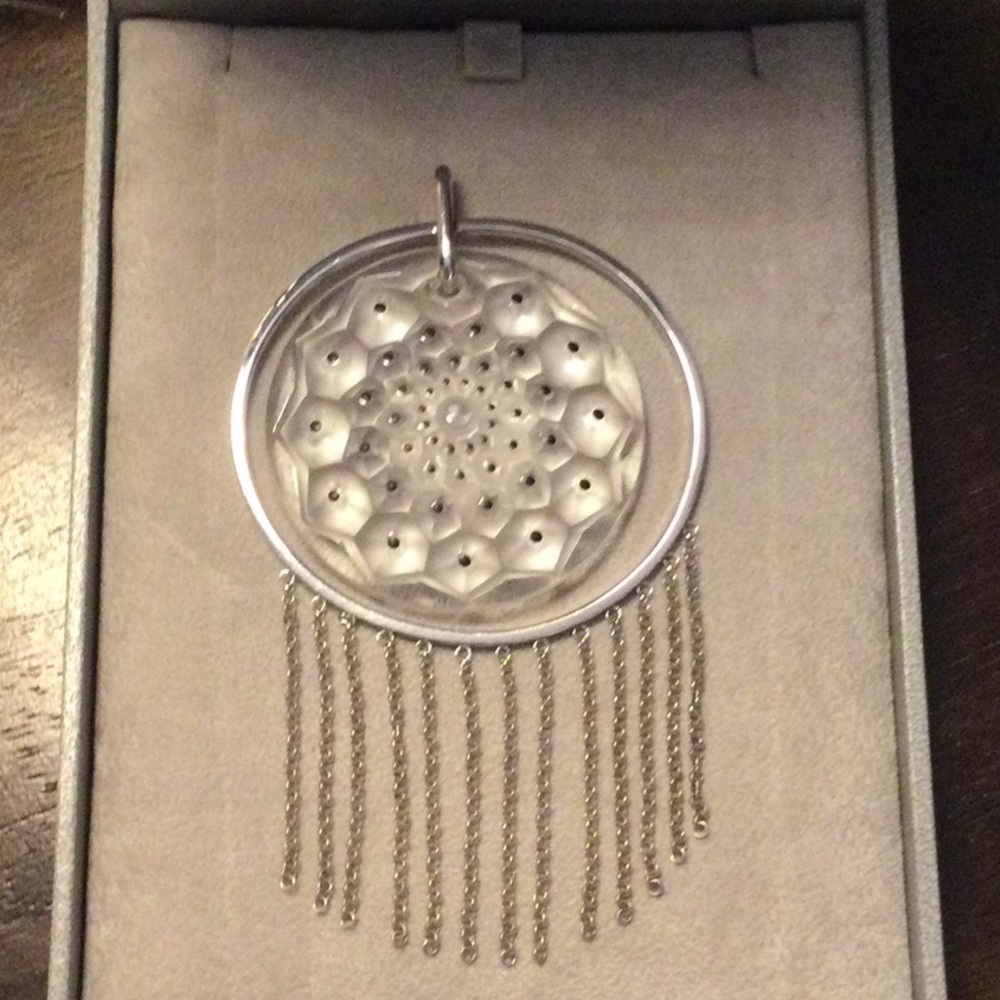 Lalique Cactus De Lalique Madallion Pendant - Picture 7 of 9